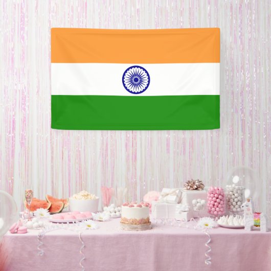 Indische Flagge Banner (Party)