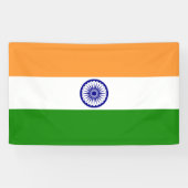 Indische Flagge Banner (Horizontal)