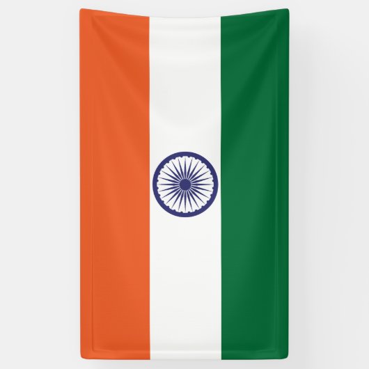 Indische Flagge Banner (Vertikal)