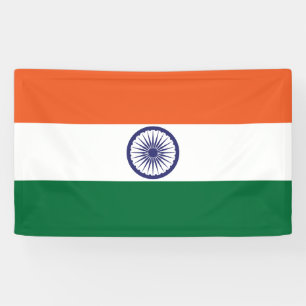 Indische Flagge Banner