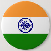 Indische Flagge Button (Vorderseite)