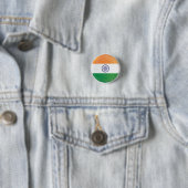 Indische Flagge Button (Beispiel)