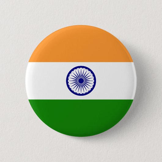Indische Flagge Button (Vorderseite)