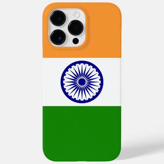 Indische Flagge Case-Mate iPhone Hülle (Rückseite)
