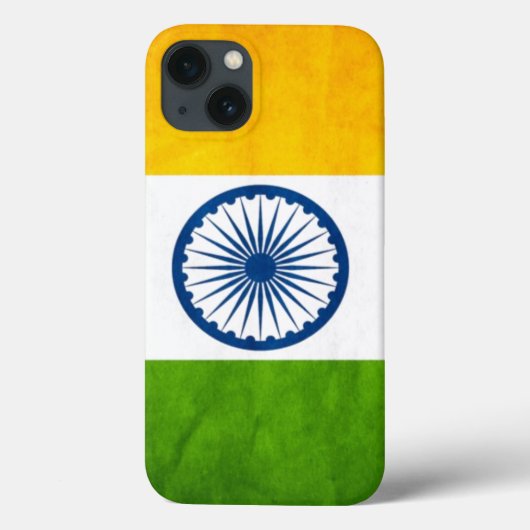 Indische Flagge Case-Mate iPhone Hülle (Rückseite)