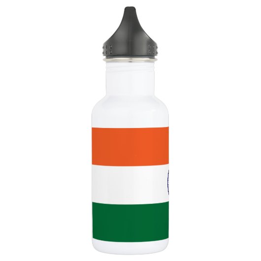Indische Flagge Edelstahlflasche (Links)