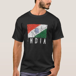 Indische Flagge erschüttert Desi Men Frauen Kinder T-Shirt