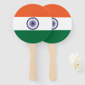 Indische Flagge Fächer (Vorne und Hinten)