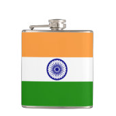 Indische Flagge Flachmann (Vorderseite)