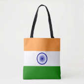Indische Flagge, Flagge Indiens Tasche (Vorderseite)