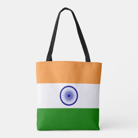 Indische Flagge, Flagge Indiens Tasche (Rückseite)