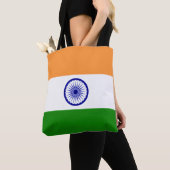 Indische Flagge, Flagge Indiens Tasche (Von Nahem)