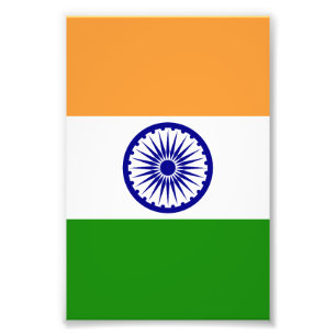 Indische Flagge Fotodruck