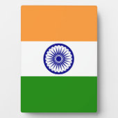 Indische Flagge Fotoplatte (Vorderseite)