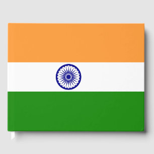 Indische Flagge Gästebuch