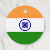 Indische Flagge Geschenkanhänger (Rückseite)