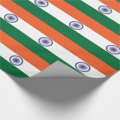 Indische Flagge Geschenkpapier (Ecke)