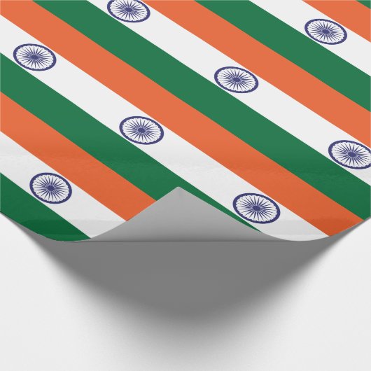 Indische Flagge Geschenkpapier (Ecke)