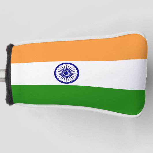 Indische Flagge Golf Headcover (Vorderseite)