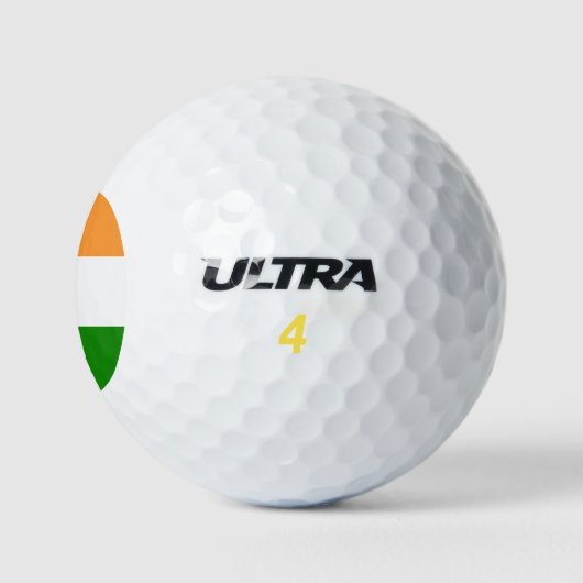 Indische Flagge Golfball (Logo)