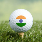 Indische Flagge Golfball (Insitu T-Shirt)