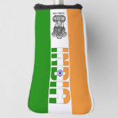 Indische Flagge Gorgetic Patriotic Golf Headcover (Rotieren 90)