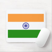 Indische Flagge - Hochwertiges Bild Mousepad (Mit Mouse)