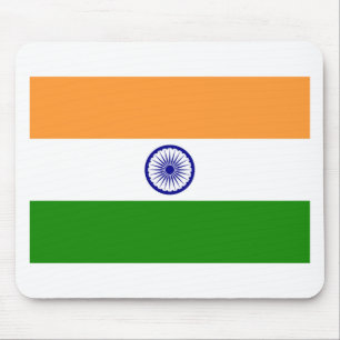 Indische Flagge - Hochwertiges Bild Mousepad