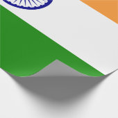 Indische Flagge (Indien) (Südasien) (Bharat) Geschenkpapier (Ecke)
