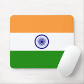 Indische Flagge (Indien) (Südasien) (Bharat) Mousepad (Mit Mouse)