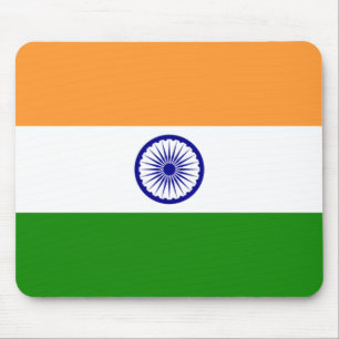 Indische Flagge (Indien) (Südasien) (Bharat) Mousepad