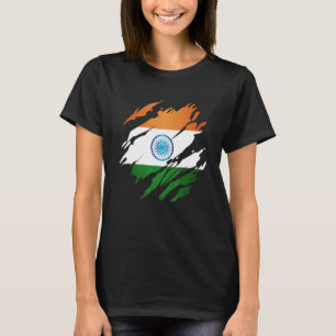 Indische Flagge Indien T-Shirt