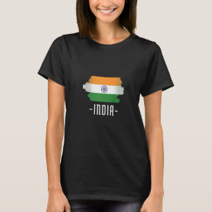 Indische Flagge Indien T-Shirt
