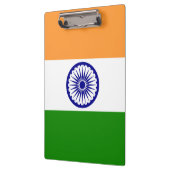 Indische Flagge Klemmbrett (Links)