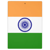Indische Flagge Klemmbrett (Rückseite)