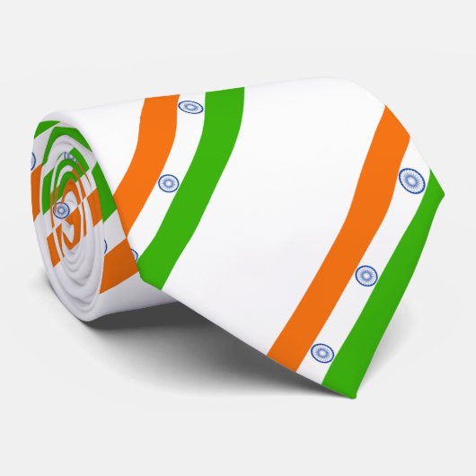 Indische Flagge Krawatte (Gerollt)