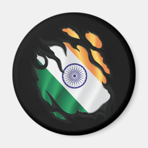 Indische Flagge Magnet