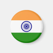 Indische Flagge Magnet (Vorne)