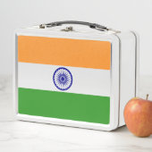 Indische Flagge Metall Brotdose (Beispiel)