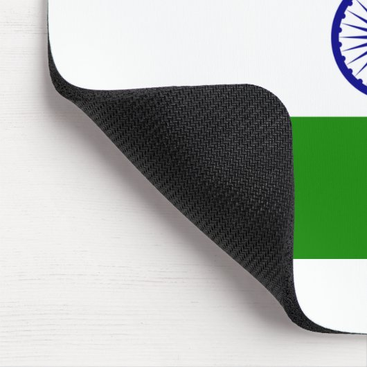 Indische Flagge Mousepad (Ecke)
