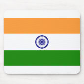 Indische Flagge Mousepad (Vorne)