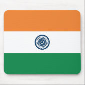 Indische Flagge Mousepad (Vorne)