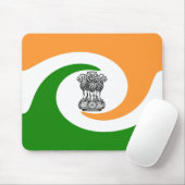 Indische Flagge Mousepad (Mit Mouse)