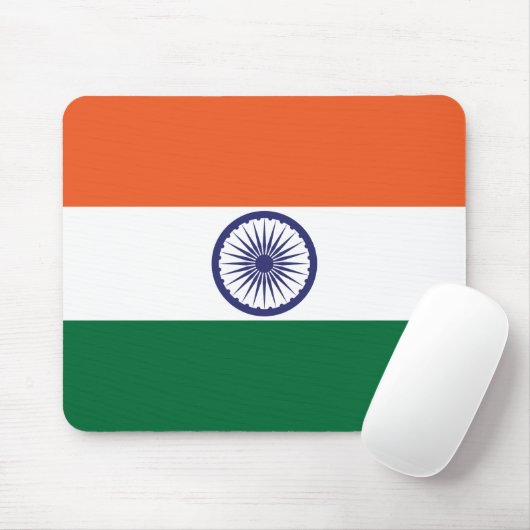 Indische Flagge Mousepad (Mit Mouse)