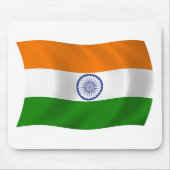 Indische Flagge Mousepad (Vorne)