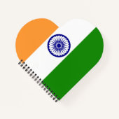 Indische Flagge Notizblock (Vorderseite)