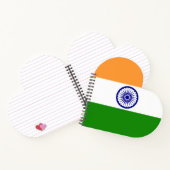 Indische Flagge Notizblock (Innenseite)