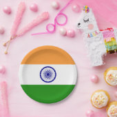 Indische Flagge Pappteller (Party)
