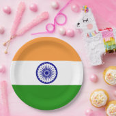 Indische Flagge Pappteller (Party)