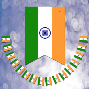 Indische Flagge & Party India Banner / Hochzeiten